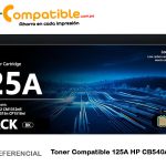 Toner CB540A HP 125A Negro