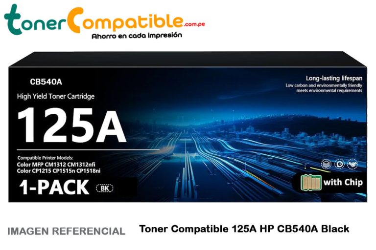 Toner CB540A HP 125A Negro