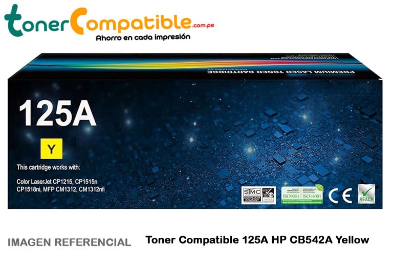 Toner Compatible CB542A HP 125A Yellow