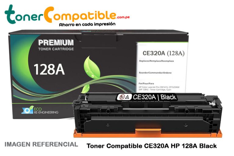 Toner Compatible CE320A HP 128A Negro