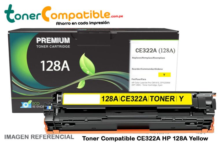 Toner Compatible CE322A HP 128A Yellow