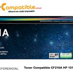 Toner HP 131A Compatible CF210A color Negro
