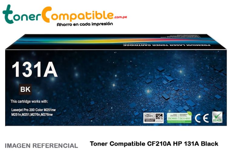 Toner HP 131A Compatible CF210A color Negro