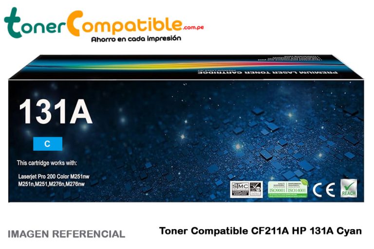 Toner HP 131A Compatible CF211A Cyan