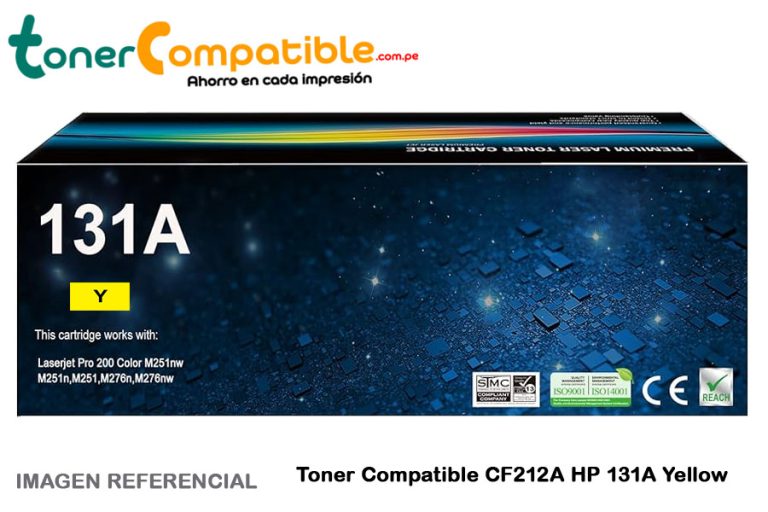 Toner HP 131A Compatible CF212A Amarillo