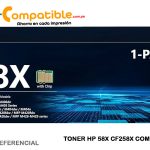 Toner CF258X HP 58X CON CHIP