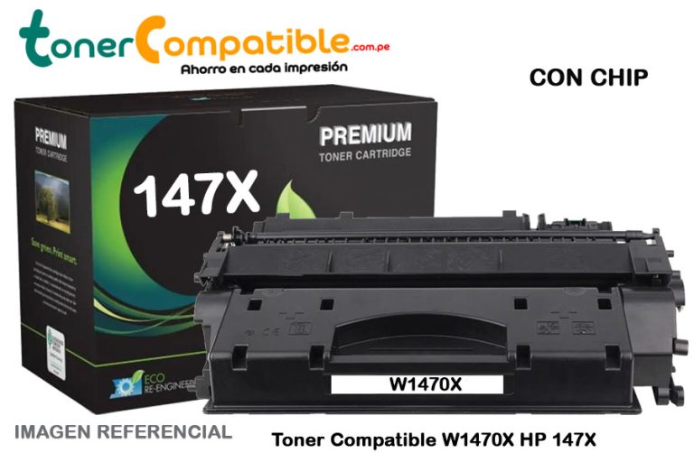 Toner W1470X HP 147X con chip