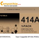 Toner W2021A HP 414A Cyan