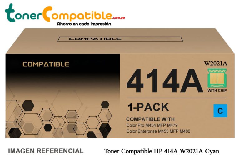 Toner W2021A HP 414A Cyan