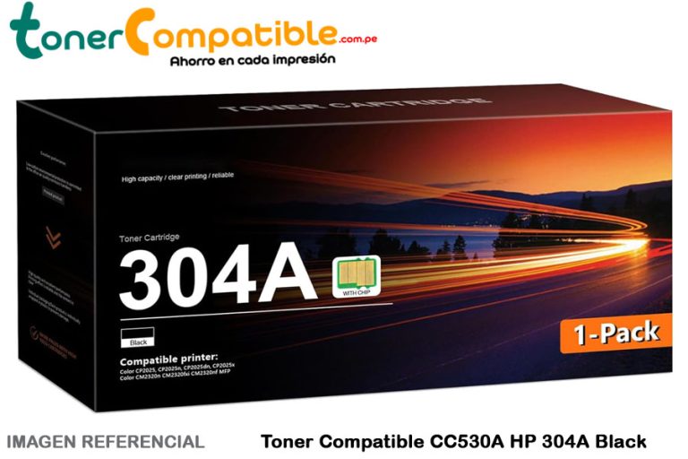 Toner Compatible CC530A HP 304A Black