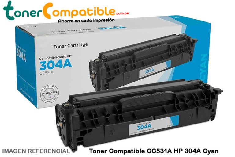 Toner Compatible CC531A HP 304A Cyan