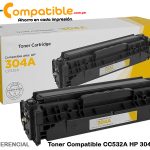 Toner Compatible CC532A HP 304A Yellow