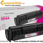 Toner Compatible CC533A HP 304A Magenta