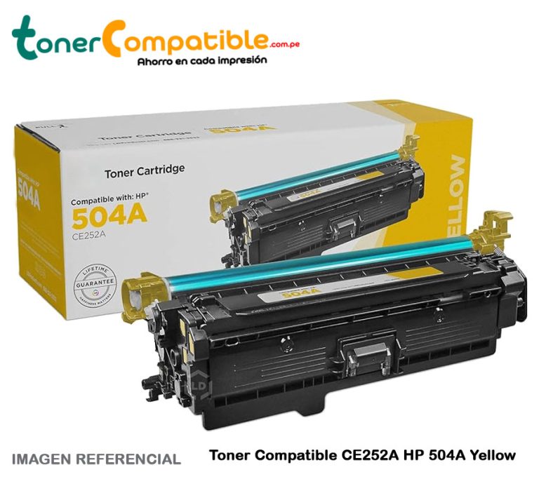 Toner Compatible CE252A HP 504A Yellow