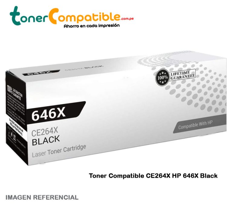 Toner Compatible CE264X HP 646X Black CM4540fskm