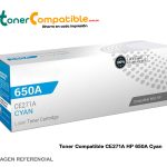 Toner Compatible CE271A HP 650A Cyan