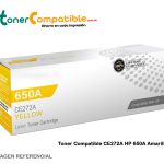 Toner Compatible CE272A HP 650A Yellow