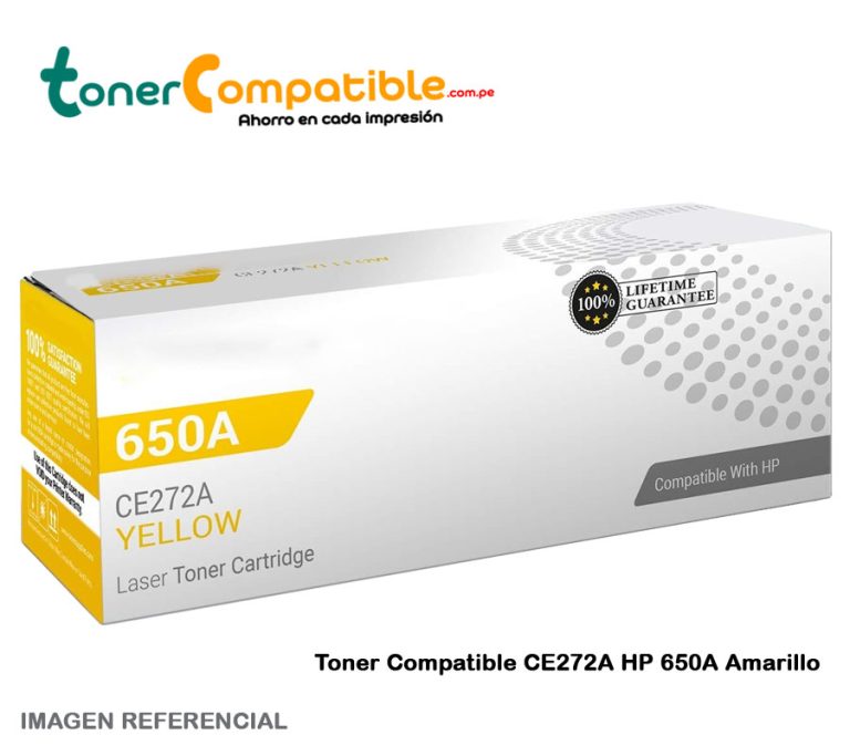 Toner Compatible CE272A HP 650A Yellow