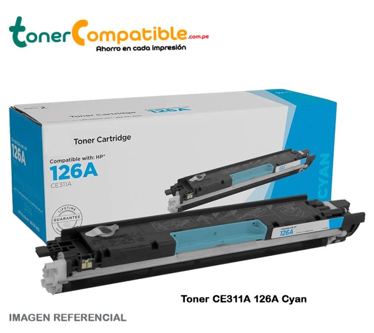 Toner Compatible CE311A HP 126A Cyan
