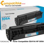 Toner Compatible CE411A HP 305A Cyan