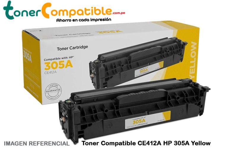 Toner Compatible CE412A HP 305A Yellow