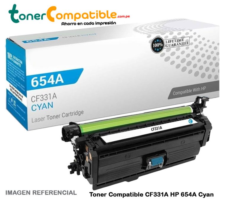 Toner Compatible CF331A HP 654A Cyan