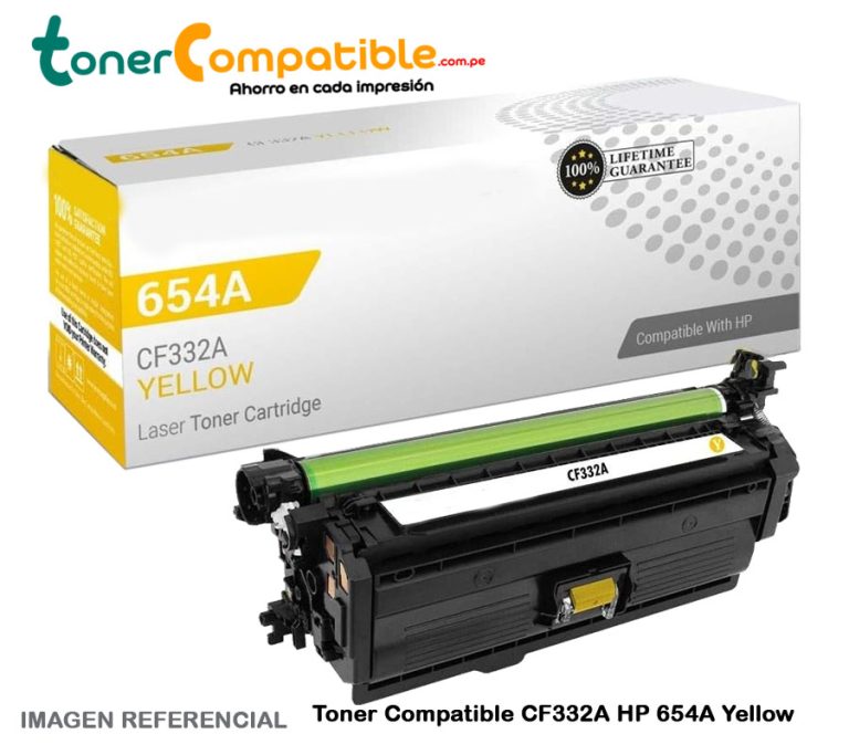 Toner Compatible CF332A HP 654A Yellow