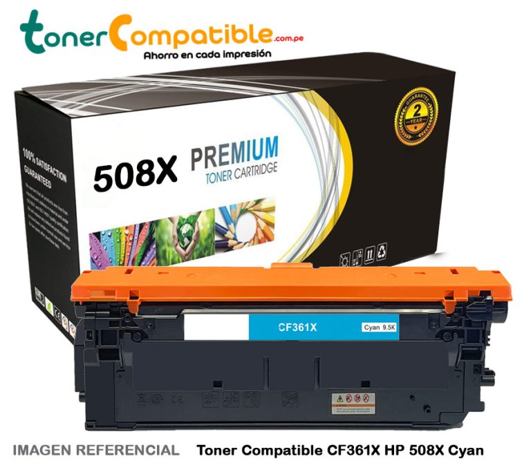 Toner Compatible CF361X HP 508X Cyan