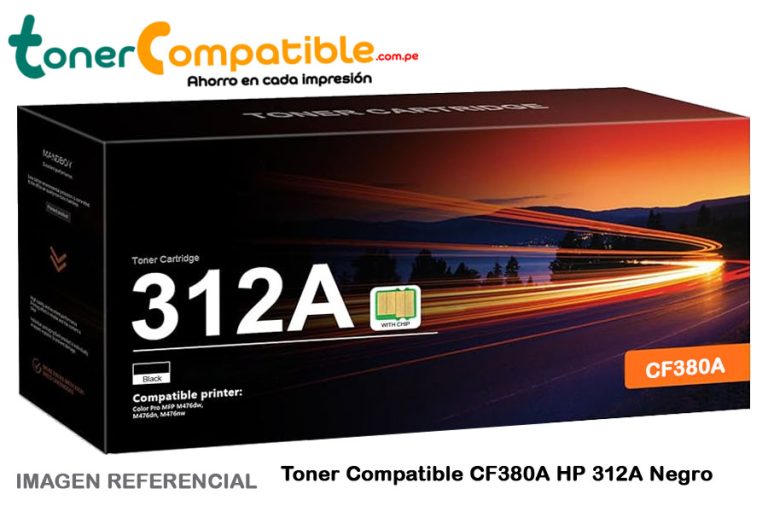 Toner Compatible CF380A HP 312A Negro