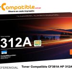 Toner Compatible CF381A HP 312A Cyan