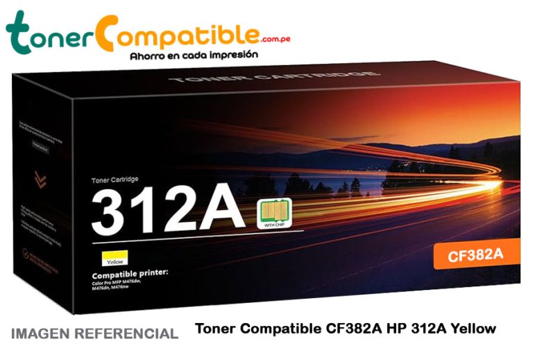 Toner Compatible CF382A HP 312A Yellow