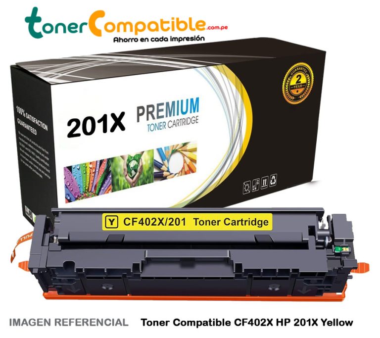 Toner Compatible CF402X HP 201X Yellow