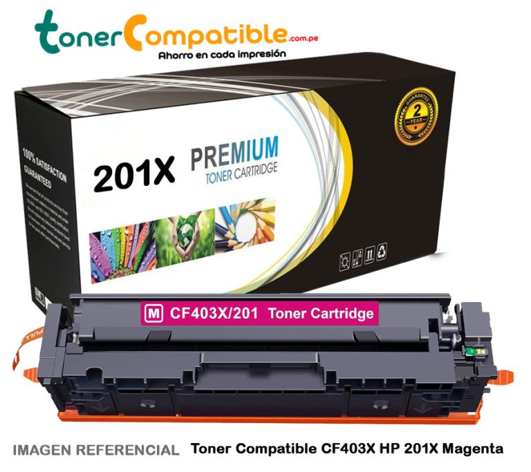 Toner Compatible CF403X HP 201X Magenta