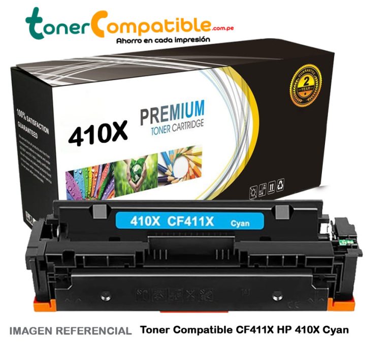 Toner Compatible CF411X HP 410X Cyan
