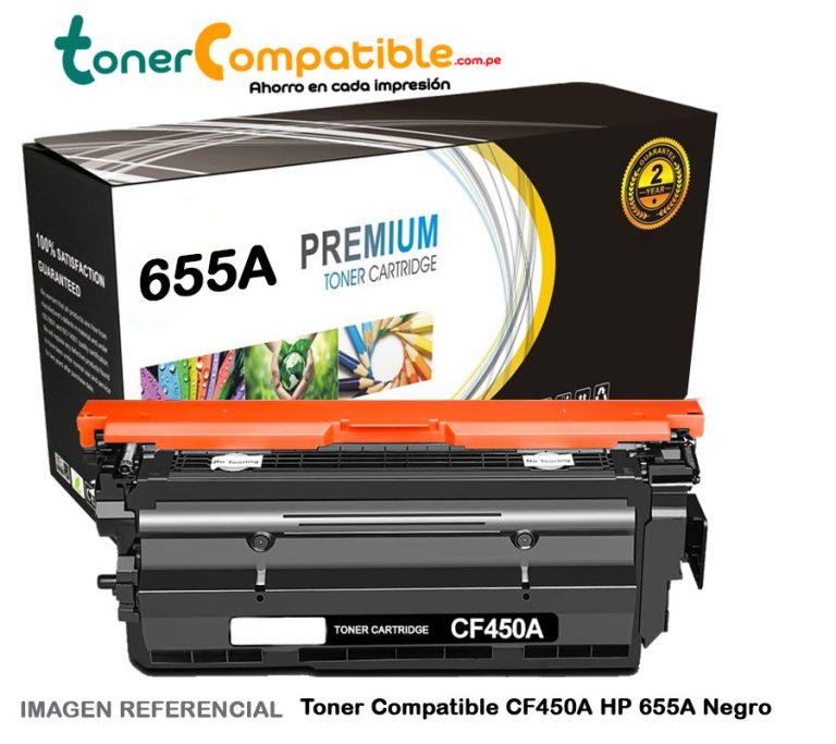 Toner Compatible CF450A HP 655A Black