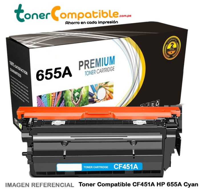 Toner Compatible CF451A HP 655A Cyan