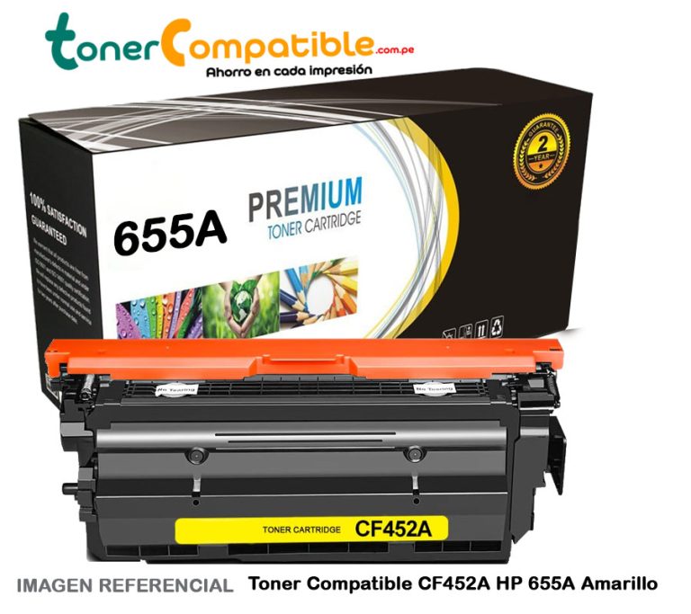 Toner Compatible CF452A HP 655A Amarillo