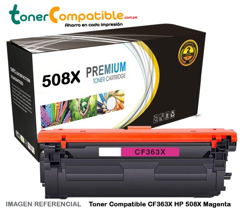 Toner Compatible CF363X HP 508X Magenta