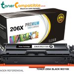 Toner Compatible 206X Black HP W2110X
