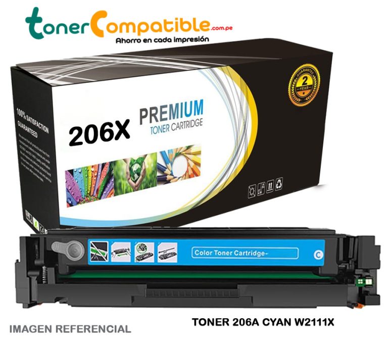 Toner Compatible 206X HP W2111X Cyan