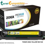 Toner Compatible 206X HP W2112X Yellow