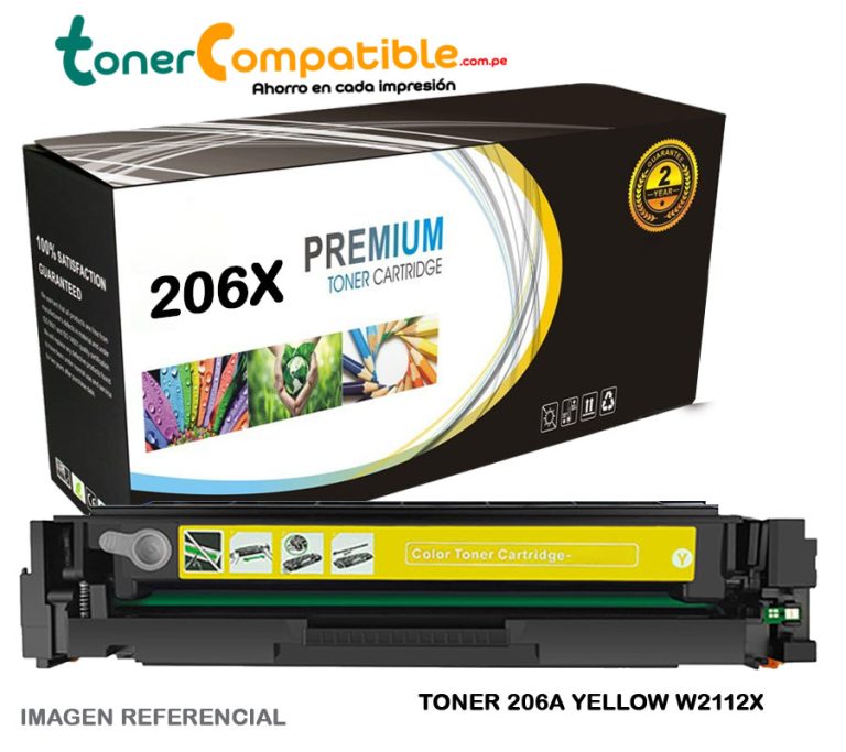 Toner Compatible 206X HP W2112X Yellow