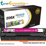 Toner Compatible 206X HP W2113X Magenta