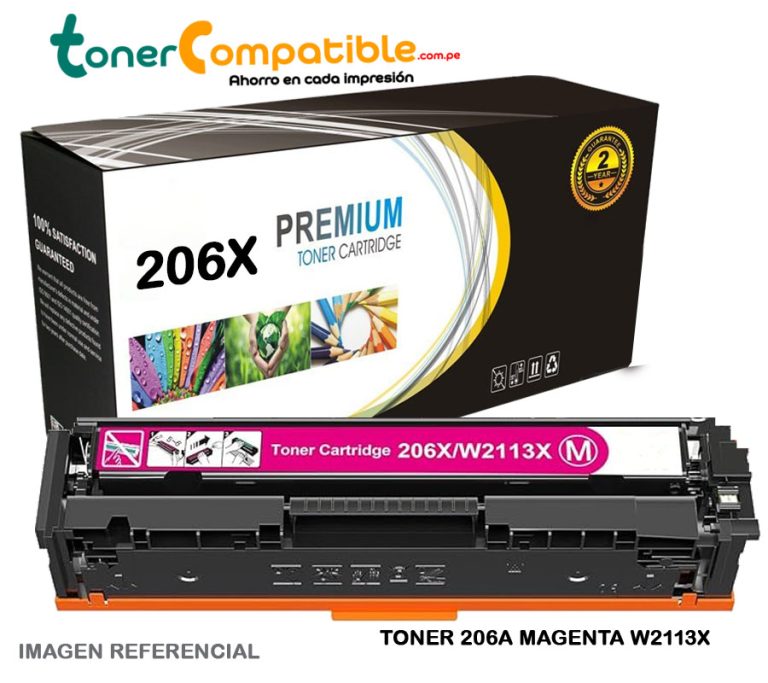 Toner Compatible 206X HP W2113X Magenta