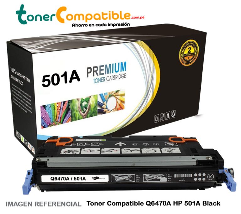 Toner Compatible Q6470A HP 501A Black