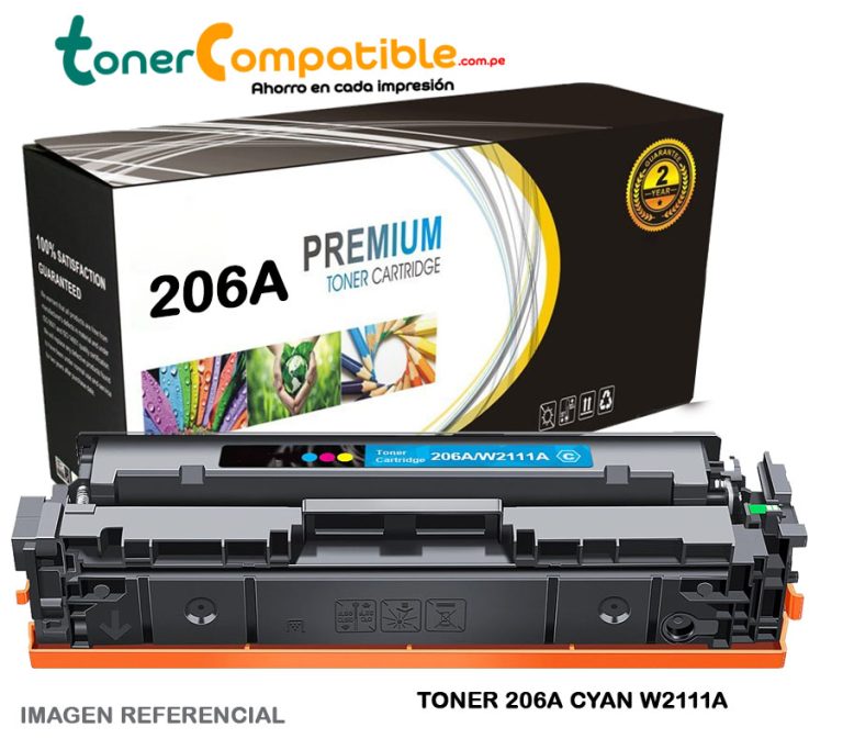 Toner Compatible W2111A HP 206A Cyan
