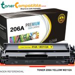 Toner Compatible W2112A HP 206A Yellow