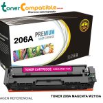 Toner Compatible W2113A HP 206A Magenta M255/M283