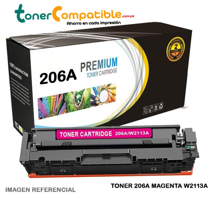 Toner Compatible W2113A HP 206A Magenta M255/M283