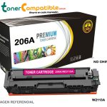Toner HP LaserJet M283fdw Cartucho Genérico 206A Sin Chip (W2113A)